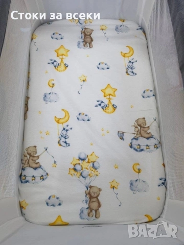 Чаршави със ластик , снимка 3 - Спално бельо и завивки - 52965013