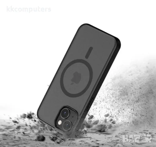 Калъф X-Level MagSafe Frosted / Черна рамка / за iPhone 16 Pro 6.3 Баркод : 3130770, снимка 5 - Калъфи, кейсове - 48133367