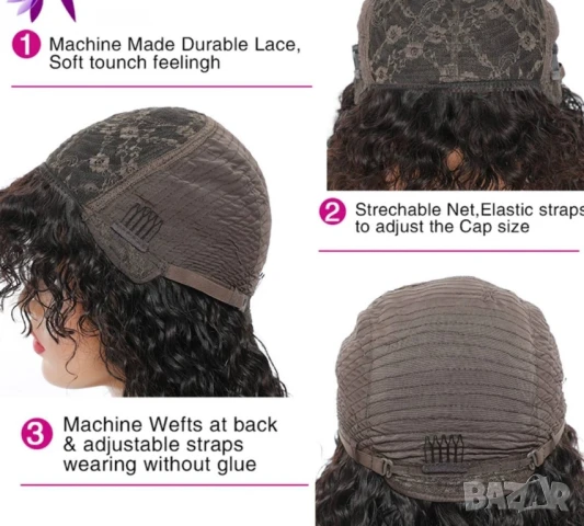 Най-висок клас перука от естествена коса! Слагана е веднъж за фотосесия дължина
22”, снимка 2 - Аксесоари за коса - 51040580