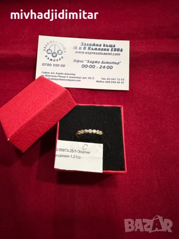 ***УНИКАЛЕН***Златен пръстен 1,21гр. 14к, снимка 1