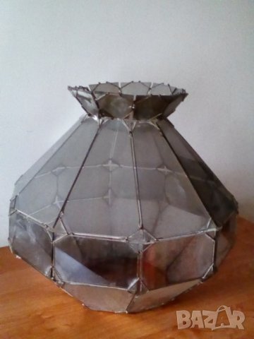 Стъкло абажур винтидж, снимка 3 - Лампи за таван - 42624827