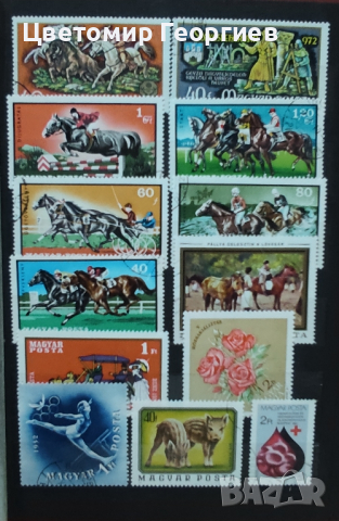 Класьор с марки "Унгария" 240 бр., снимка 12 - Филателия - 44718666