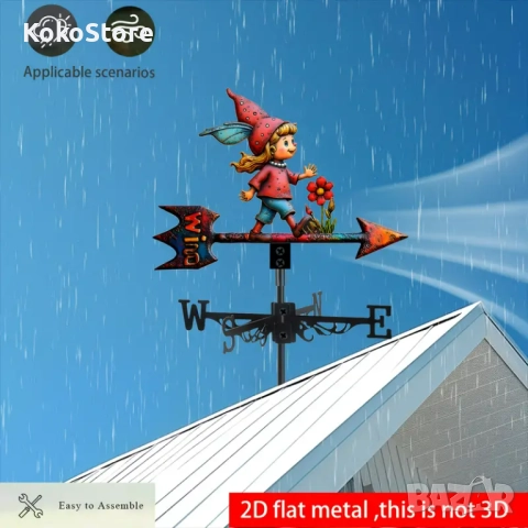 Ветропоказател , ветропоказатели - видове, снимка 6 - Декорация за дома - 52156736