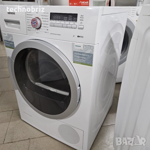 Немска инверторна сушилня с термопомпа Siemens IQ700 - ГАРАНЦИЯ, снимка 3 - Сушилни - 52404000
