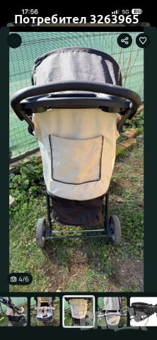 Сгъваема лятна количка Hauck, снимка 4 - Детски колички - 53648886