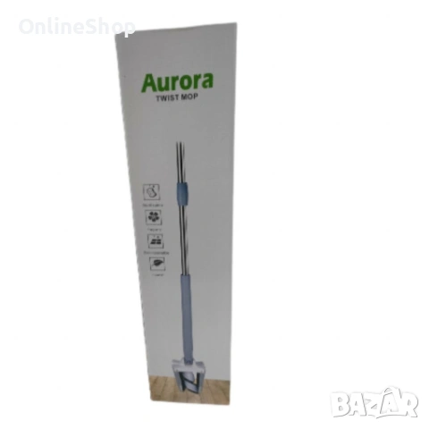 Сгъваем самоотцеждащ се моп за под Aurora Twist Mop, снимка 15 - Други стоки за дома - 53822691
