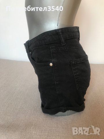 Къси черни панталони, снимка 7 - Къси панталони и бермуди - 41697359