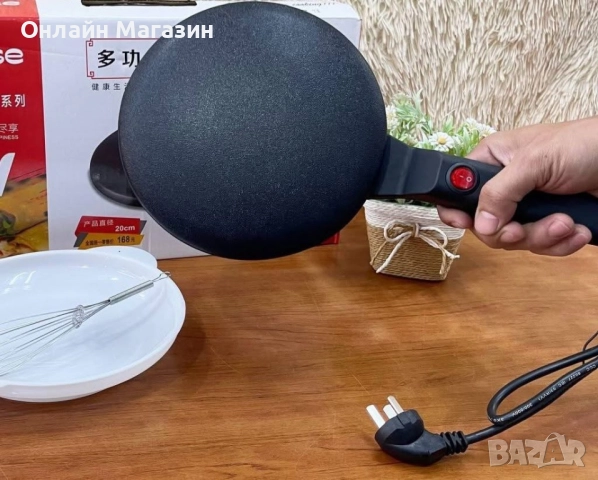 12м Гаранция Електрически тиган за палачинки 