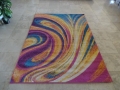 160×220см Голям килим в преливащи се цветове, снимка 1 - Килими - 36084282