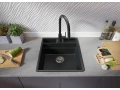 Графит кухненска гранитна мивка Ню Йорк 50 Multispace 480 x 530 мм, снимка 6