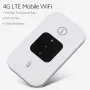 Рутер- бисквитка 4G LTE 150Mbps Преносим мобилен MiFi рутер със слот за SIM карта - 2100mAh , снимка 4