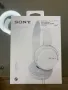 Слушалки с микрофон Sony - MDR-ZX110AP, бели, снимка 1