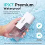 Зъбен душ COSLUS Water Teeth Flosser, Преносим акумулаторен подвижен резервоар за вода, снимка 10