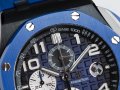 Мъжки часовник Audemars Piguet Royal Oak Offshore Blue с швейцарски механизъм, снимка 4