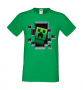 Мъжка тениска Creeper Face 4,Minecraft,Игра,Забавление,подарък,Изненада,Рожден Ден., снимка 7