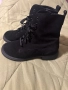 Дамски боти #38 естествен велур черни, снимка 1