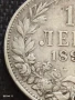 Сребърна монета 1 лев 1894г. Княжество България продупчена за НАКИТ, НОСИЯ, КОЛЕКЦИЯ 26731, снимка 2