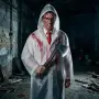Нов Страшен мъжки Хелоуин костюм 6 части брадва изкуствена кръв косплей маскарад карнавал, снимка 5