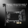 PCI-E към 6 SATA порта 6 Port PCI Express 2.0 SATA III 6Gbps RAID Controller Card, SATA 3.0, снимка 4