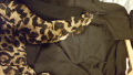 Сако ХЛ с буфан ръкав с пагони и леопардови елементи, снимка 2