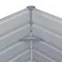 vidaXL Повдигната леха, 160x80x45 см, поцинкована стомана, сива, снимка 6