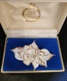 Винтидж брошка Royal Adderley – порцеланови рози, снимка 6