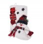 Коледен ботуш Mercado Trade, 3D, Снежен човек, 51 см, Бял, снимка 1