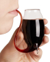 Чаши за вино с накрайник сламка - 2 броя, снимка 1 - Чаши - 44601807