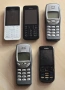 Nokia 200(RM970 - 2 бр.), 3210(2 бр.) и 6303 - за ремонт или части, снимка 1