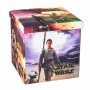 Табуретка кубче star Wars 3 - сгъваема табуретка с принт междузвездни войни, снимка 2
