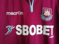 West Ham United Macron оригинална тениска фланелка Уест Хям 2012/2013, снимка 3