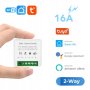3990 Смарт WiFi превключвател с 16A реле, смарт модул за осветление - двуканален, снимка 1