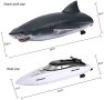 Нова детска RC акула лодка Идеална Лятна Играчка за Водни Забавления деца, снимка 4
