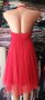 ИЗКЛЮЧИТЕЛНО КРАСИВА червена рокля с дантела , снимка 5