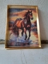 Диамантен гоблен кон-готов и рамкиран, снимка 1