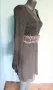 Два броя / Сива сезонна рокля тип туника с буфон ръкави , снимка 13
