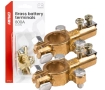 Месингови клеми за акумулатор 800AMP, 2 бр., снимка 1