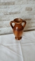 Стара керамична ваза - амфора - 22см, снимка 3