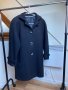 Черно вълнено палто, снимка 1 - Якета - 42593677