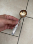 Винтидж посребрена лъжица за сладолед или сладко, снимка 1 - Прибори за хранене, готвене и сервиране - 44833863