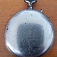 Винтидж античен джобен часовник Anutrof Regulator Gunmetal, снимка 3 - Антикварни и старинни предмети - 39644872