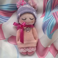 Ръчно изработено бебе от текстил , снимка 10 - Плюшени играчки - 41585020