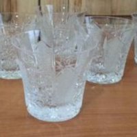 Кристални чаши  Зорница лукс, снимка 5 - Антикварни и старинни предмети - 35509878