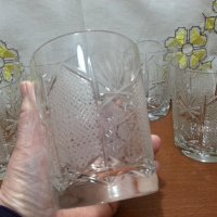 Кристални чаши за вода , снимка 8 - Антикварни и старинни предмети - 44231246