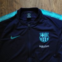 Nike FCB - страхотно мъжко горнище КАТО НОВО, снимка 9 - Спортни дрехи, екипи - 39458443