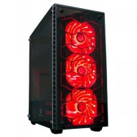 Геймърска Кутия за компютър Redragon Diamond Storm CA903, ATX Middle Tower RGB LED Подсветка, снимка 2 - Захранвания и кутии - 34781235