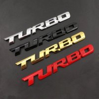 3D Метален Стикер за кола - Турбо, снимка 2 - Аксесоари и консумативи - 29425332