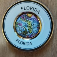 	Красива декоративна чиния от Сащ Флорида, снимка 1 - Колекции - 39255981