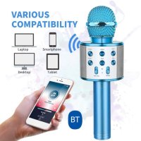 БЕЗЖИЧЕН BLUETOOTH КАРАОКЕ МИКРОФОН G287, снимка 10 - Караоке - 41260516