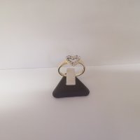 Златен пръстен сърце , снимка 5 - Пръстени - 40875064